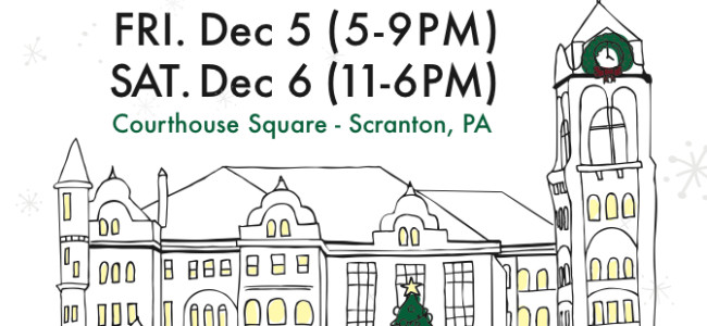 Do your holiday shopping with local businesses at Holiday on the Square in Scranton