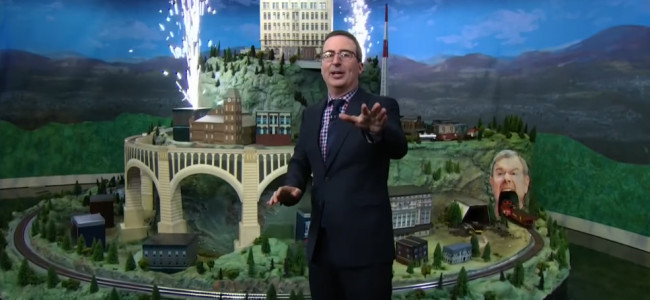 See John Oliver’s ‘irresponsibly large’ Scranton train set at Trolley Museum for free Sept. 22-24
