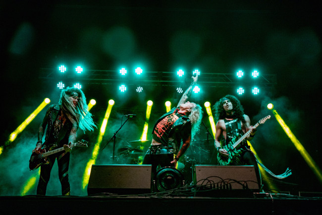 PHOTOS: Steel Panther and Freddie Fabbri at Circle Drive-In in Dickson City, 09/12/20