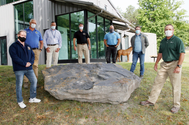 Boulders with 300-million-year-old fossils donated to McDade Park in Scranton