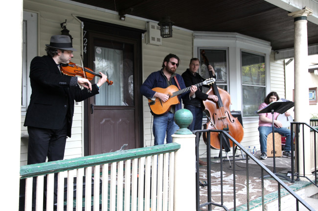 Front porches and bars in Scranton19;s Hill Section will host free live music on May 15 