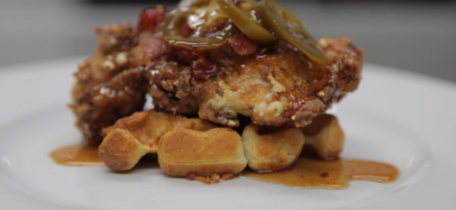 RECIPE: Peculiar Chicken and Waffles