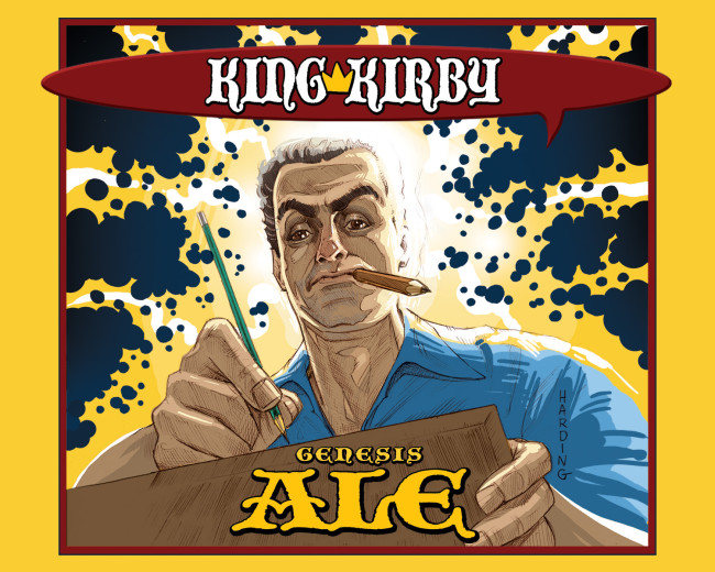 Jack Kirby limited edition beer benefits comic creators