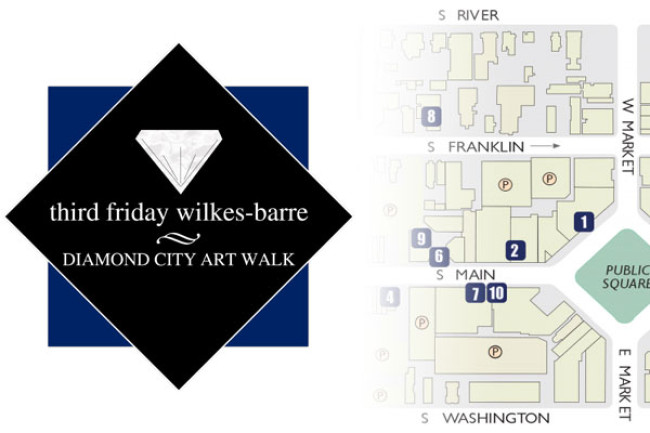 Third Friday Wilkes-Barre map for Aug. 15, 2014
