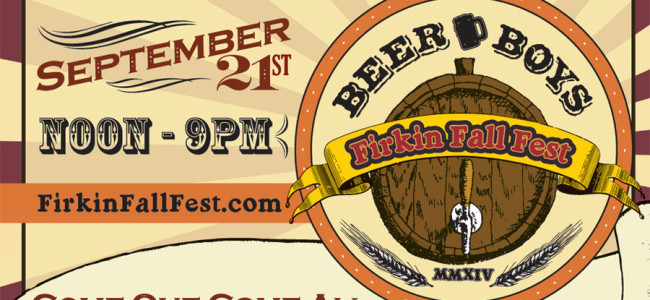 Learn what a firkin is firsthand at Beer Boys’ Firkin Fall Fest