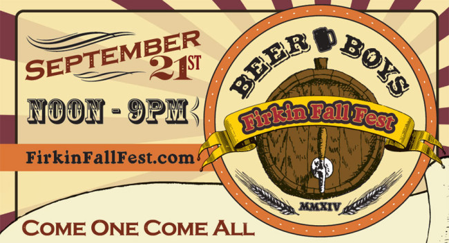 Learn what a firkin is firsthand at Beer Boys’ Firkin Fall Fest