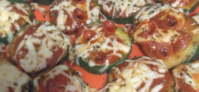 QUICK APPS & FOOTBALL SNAPS: Week 2 – Zucchini pizza bites