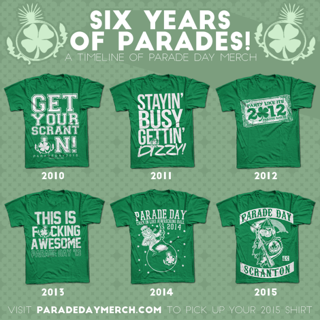 2015 Scranton Parade Day shirt features ‘Sons of Anarchy’ design
