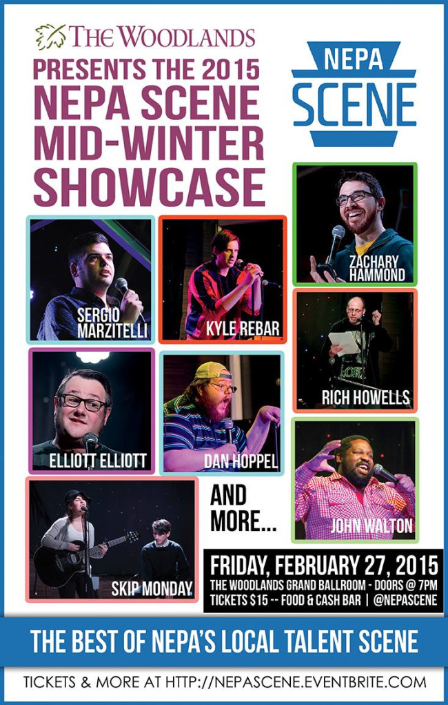 NEPA Scene hosts Mid-Winter Talent Showcase at The Woodlands in Wilkes-Barre on Feb. 27