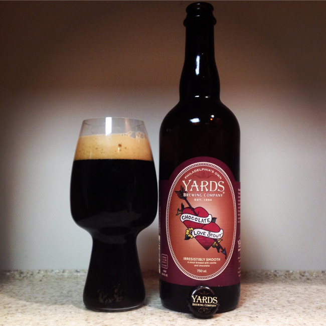 HOW TO PAIR BEER WITH EVERYTHING: Chocolate Love Stout by Yards Brewing Company