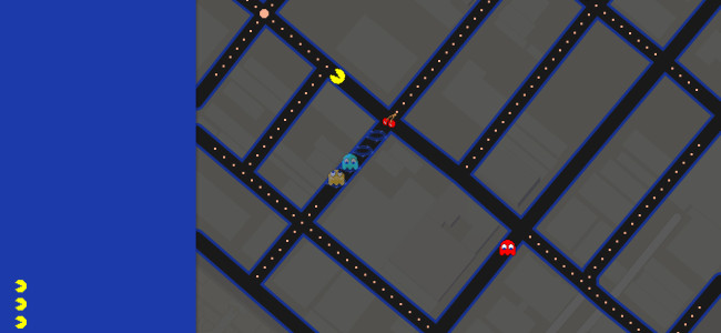 Play ‘Pac-Man’ in the streets of Scranton, Wilkes-Barre, or anywhere with Google Maps