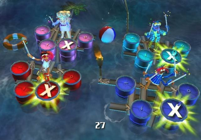 TURN TO CHANNEL 3: The fun quickly sinks in ‘Muppets Party Cruise’ for the PS2