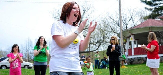 Laughter is the best medicine on World Laughter Day at McDade Park in Scranton