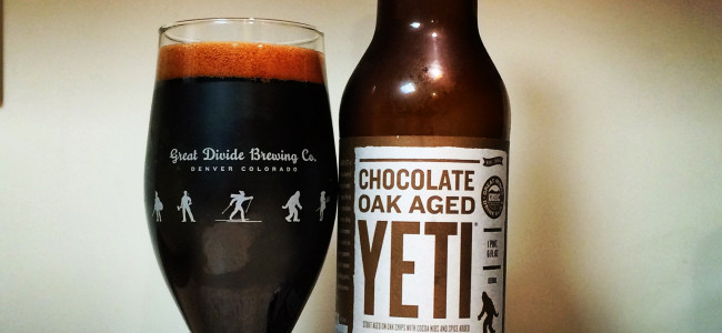 HOW TO PAIR BEER WITH EVERYTHING: Chocolate Oak Aged Yeti by Great Divide Brewing Company
