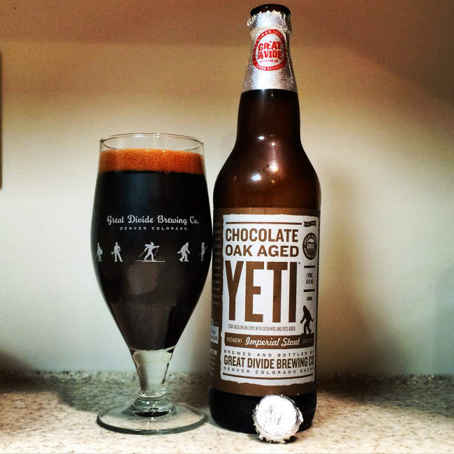 HOW TO PAIR BEER WITH EVERYTHING: Chocolate Oak Aged Yeti by Great Divide Brewing Company