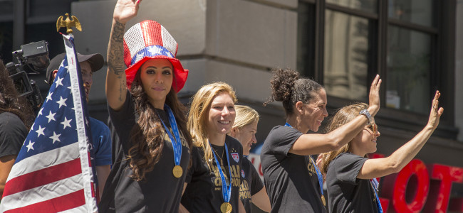 PHOTOS: U.S. Women’s World Cup Champions ticker-tape parade in New York City, 07/10/15
