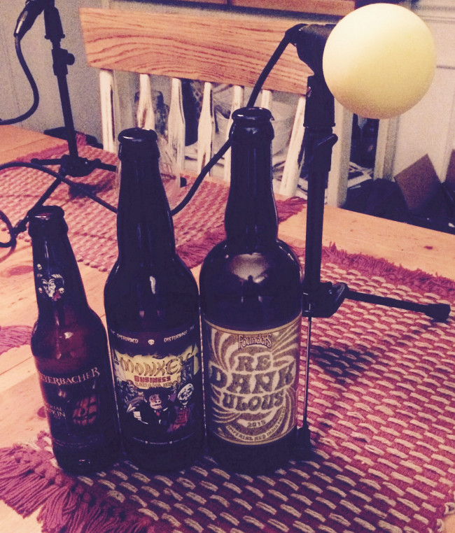 BEER WITH EVERYTHING PODCAST: Weyerbacher Imperial Pumpkin, Burn ‘Em Monkey Business Banana IPA, and Founders ReDANKulous