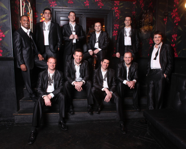 A cappella group Straight No Chaser sings at Hershey Theatre on Dec. 4