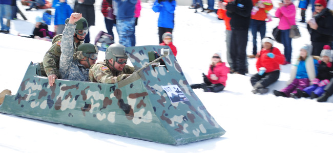 Fuzz 92.1 Cardboard Box Sled Derby returns for second run at Montage Mountain in Scranton on Feb. 26