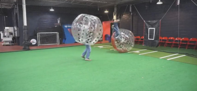 NEPA GAMING CHALLENGE: Getting knocked around in ‘SoulCalibur II’ and KnockerBall (bubble soccer)