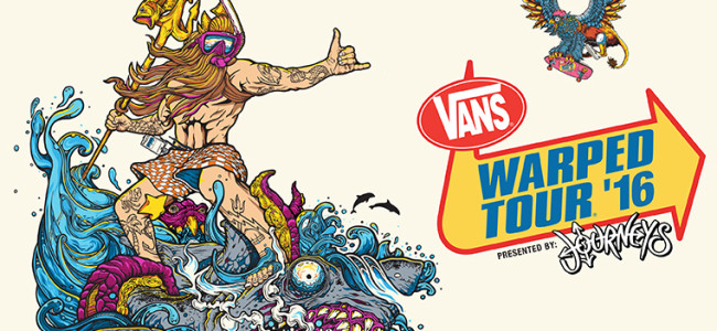 2016 Vans Warped Tour lineup announced with old school bands, comes to Scranton July 11