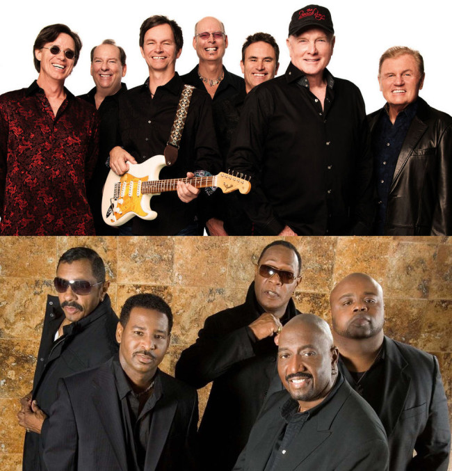 The Beach Boys and The Temptations perform together at Sands Bethlehem Event Center on July 17