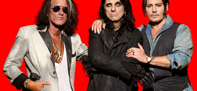Johnny Depp, Alice Cooper, and Joe Perry unleash Hollywood Vampires at Sands Bethlehem Event Center on July 1