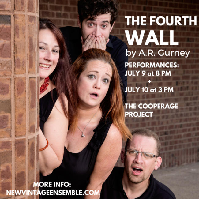 New Vintage Ensemble presents thoughtful comedy ‘The Fourth Wall’ in Honesdale July 9-10