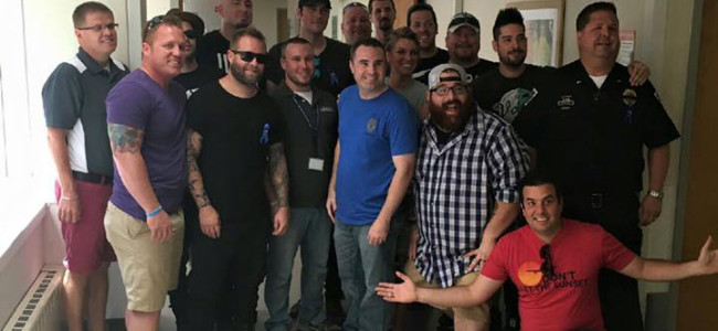 Breaking Benjamin visits police officer shot and paralyzed in the line of duty in St. Louis hospital