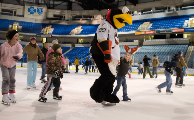 Skate on the ice of Mohegan Sun Arena in Wilkes-Barre to benefit Toys for Tots on Dec. 7
