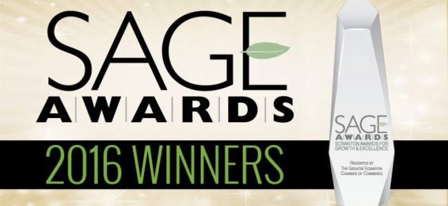The winners of the 2016 Greater Scranton Chamber of Commerce SAGE Awards are…