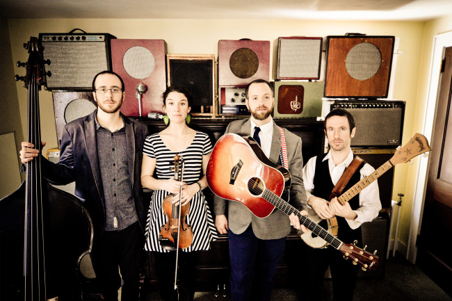 Susquehanna Breakdown folk bands Driftwood and Dishonest Fiddlers play Jazz Cafe in Plains on Feb. 25