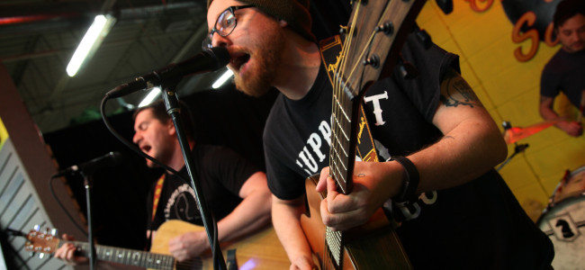 PHOTOS/VIDEO: The Menzingers acoustic album release show at Gallery of Sound in Wilkes-Barre, 02/04/17