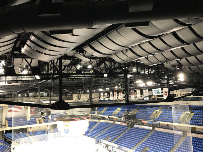 Mohegan Sun Arena in Wilkes-Barre undergoes acoustic, rink, and parking lot renovations