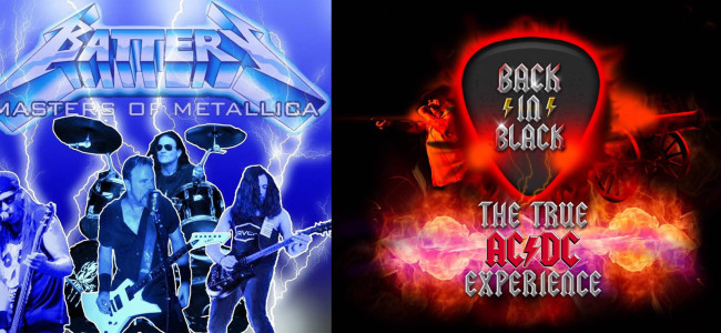 Metallica and AC/DC tributes Battery and Back in Black play Kirby Center in Wilkes-Barre on Dec. 1 and Jan. 19