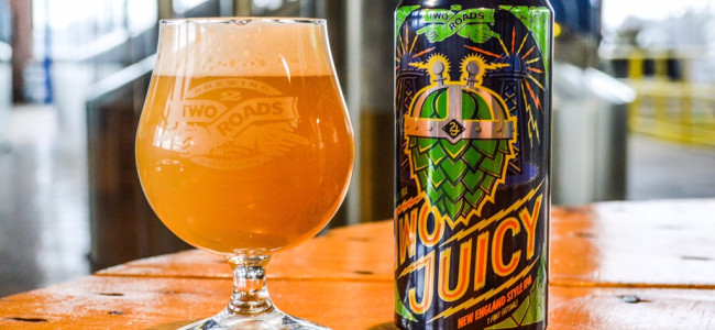 DRINK IT DOWN: Two Juicy Double IPA by Two Roads Brewing Company