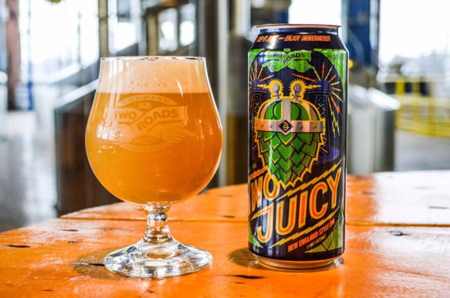 DRINK IT DOWN: Two Juicy Double IPA by Two Roads Brewing Company
