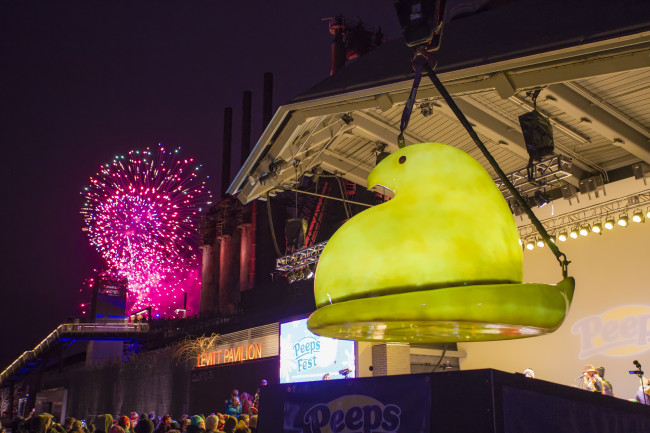 Celebrate the New Year with 400-pound Peeps drop during PeepsFest in Bethlehem Dec. 30-31