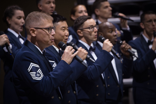 Air Force’s Singing Sergeants perform free concert at Marywood University in Scranton on Feb. 22