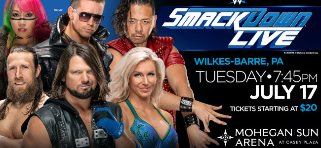 After sold-out Wilkes-Barre event, ‘WWE SmackDown’ returns to Mohegan Sun Arena on July 17