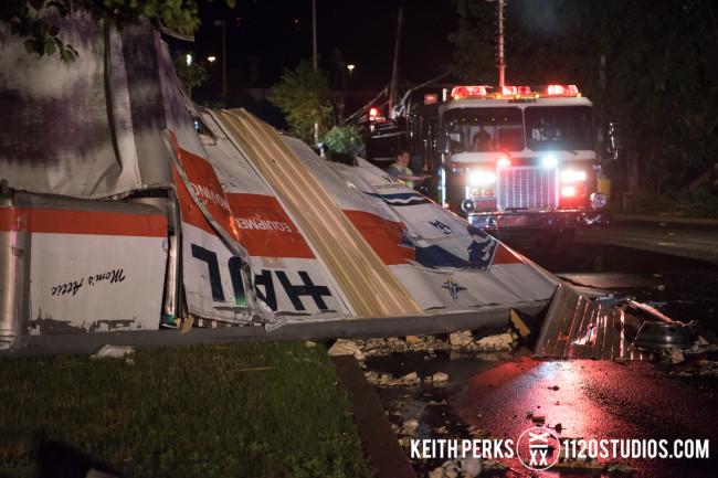 PHOTOS: Storm and tornado damage at Arena Hub Plaza in Wilkes-Barre Twp., 06/13/18