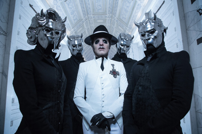 Theatrical heavy metal band Ghost appears at Kirby Center in Wilkes-Barre on Dec. 5
