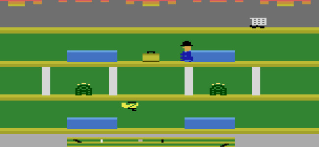 TURN TO CHANNEL 3: Though simple, ‘Keystone Kapers’ is criminally addictive on Atari 2600