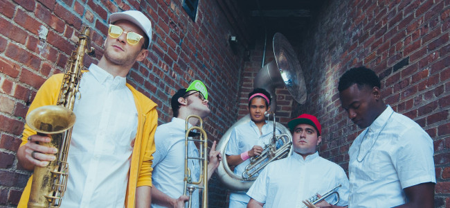 NYC brass funk band Lucky Chops headlines free Fine Arts Fiesta in Wilkes-Barre on May 18