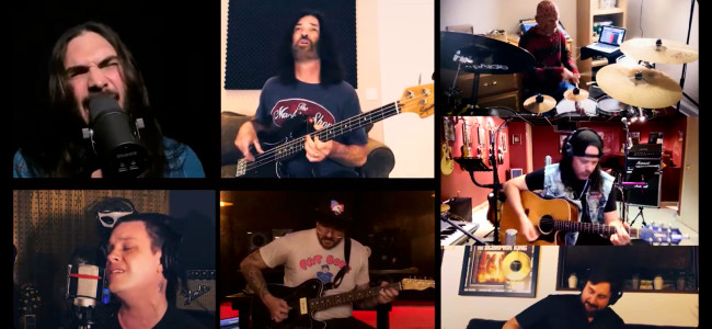 VIDEO: ‘Hunger Strike’ covered by Cold, Crobot, Breaking Benjamin, Candlebox, Lifer, and Earshot members in quarantine