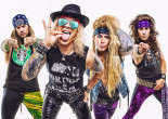 Comedic glam metal band Steel Panther plays live at Circle Drive-In in Dickson City on Sept. 12