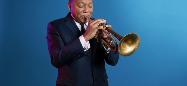 Wynton Marsalis leads Jazz at Lincoln Center Orchestra live at Circle Drive-In in Dickson City on Oct. 6