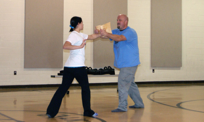 ARCHIVES: Riverside students ‘Fight Like a Girl’ in self-defense demo at Taylor Community Center
