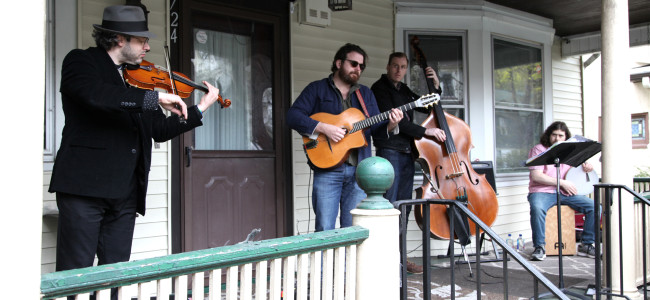 Front porches and bars in Scranton’s Hill Section will host free live music on May 15