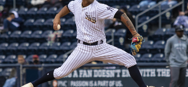 RAILRIDERS PHOTOBLOG: First home game of the season with Deivi Garcia and Miguel Andujar
